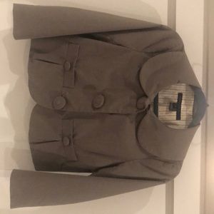 Marc by Marc Jacobs crop, pinstripe jacket.